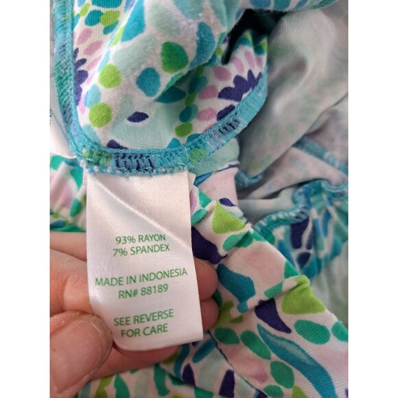 Lilly Pulitzer Rikki Strapless Romper In Ibiza Open Water Blue Size S Summer - Picture 8 of 13